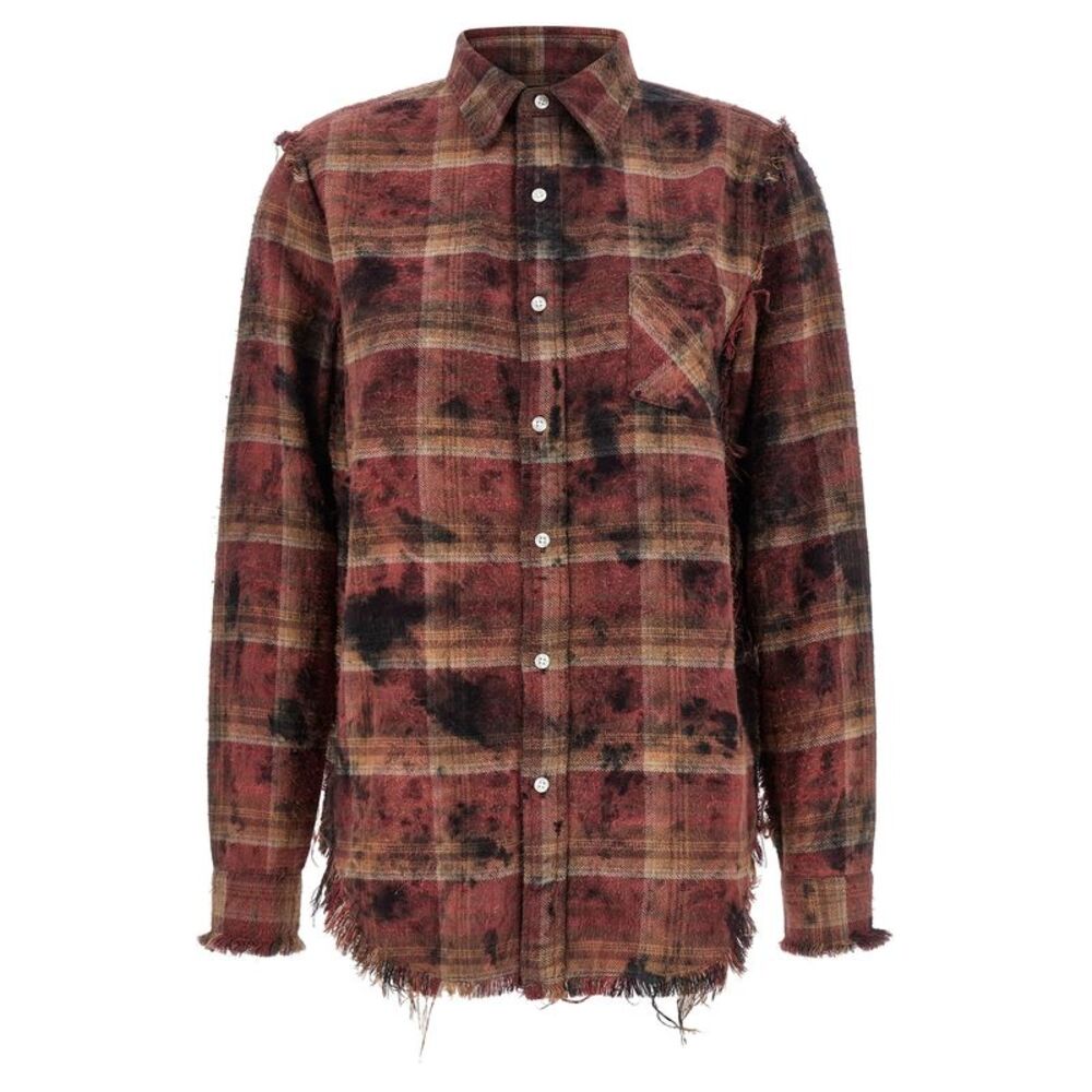 R13 Red Cotton Women's Blouse
